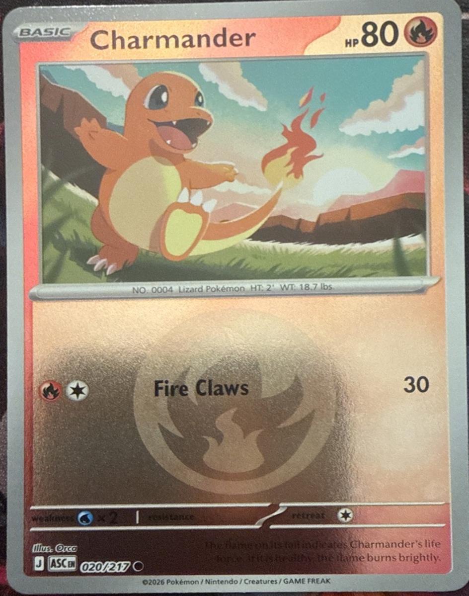 Ascended Heroes Charmander [Energy] Pokémon card